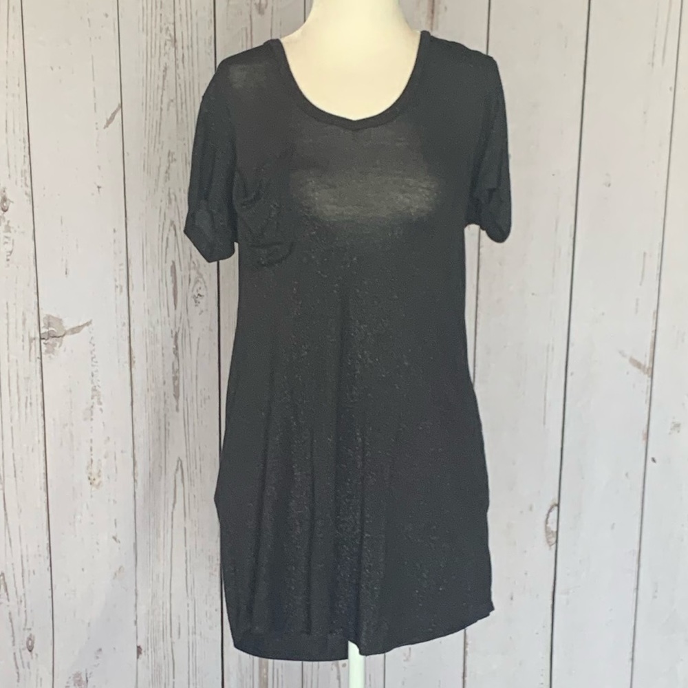 Women’s White Crow V-Neck Tunic